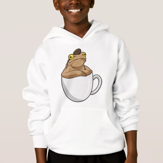 Frog Coffee Coffee Bean Hoodie (Vorderseite)