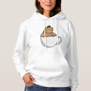 Frog Coffee Coffee Bean Hoodie