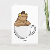 Frog Coffee Coffee Bean Karte (Rückseite)