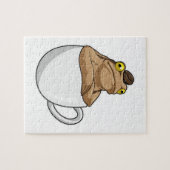 Frog Coffee Coffee Bean Puzzle (Horizontal)