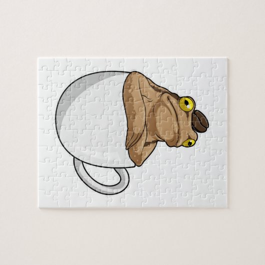 Frog Coffee Coffee Bean Puzzle (Horizontal)