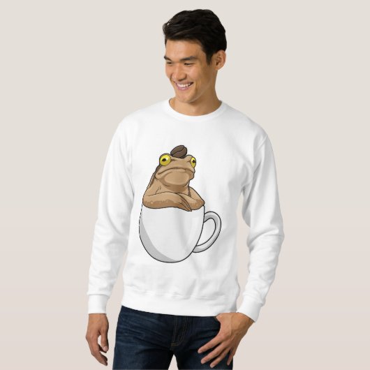 Frog Coffee Coffee Bean Sweatshirt (Vorne ganz)
