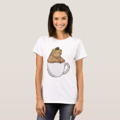 Frog Coffee Coffee Bean T-Shirt (Vorne ganz)