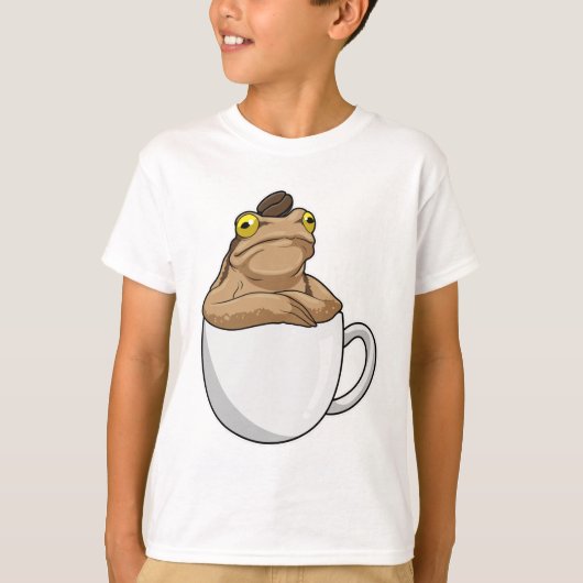 Frog Coffee Coffee Bean T-Shirt (Vorderseite)