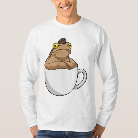 Frog Coffee Coffee Bean T-Shirt (Vorderseite)