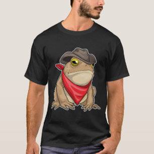 Frog Cowboy Cowboy-Hut T-Shirt
