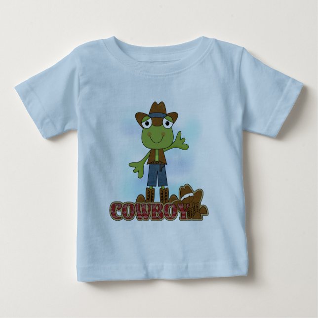 Frog Cowboy T - Shirt und Geschenke (Vorderseite)
