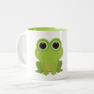 Frog Cutout Zweifarbige Tasse