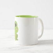 Frog Cutout Zweifarbige Tasse (VorderseiteRechts)