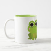 Frog Cutout Zweifarbige Tasse (Links)