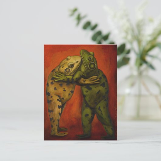 Frog Dancers Postkarte (Stehend Vorderseite)
