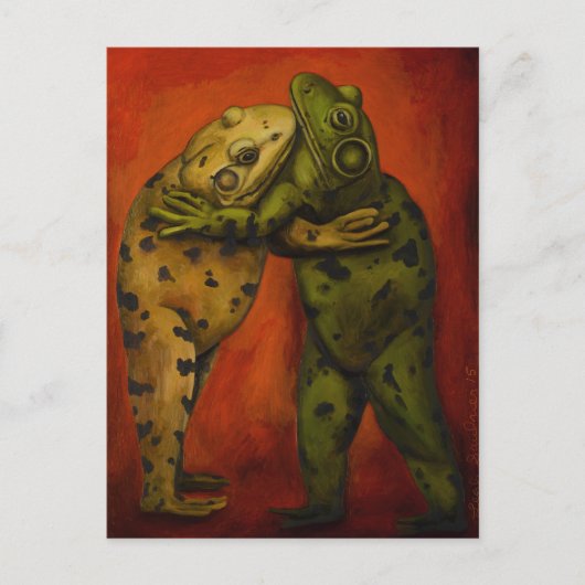 Frog Dancers Postkarte (Vorderseite)