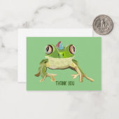 Frog Danke, Karten (Vorderseite/Rückseite Beispiel)
