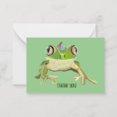 Frog Danke, Karten (Vorderseite)