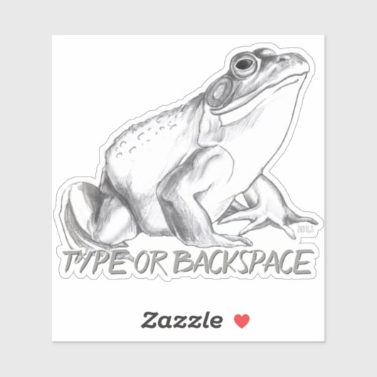 Frog Decal Custom Bullfrog Art Window Decals Aufkleber (Blatt)