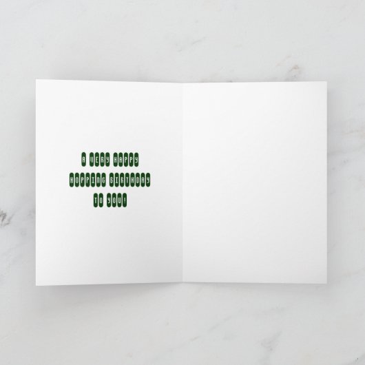 Frog Dreaming Geburtstagskarte Karte (Innenseite)