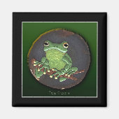Frog Dreams Tree Frog Art Magnet (Vorne)