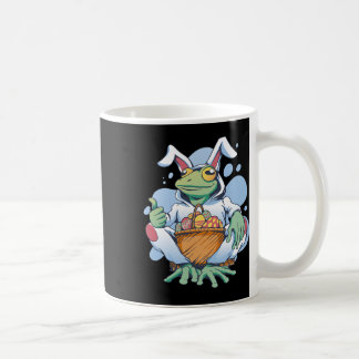 Frog Dressed As Easter Bunny With Eggs  Kaffeetasse