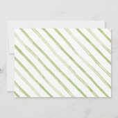 Frog Einladungen zum ersten Geburtstag (Rückseite)