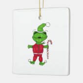 Frog Elf Keramikornament (Links)
