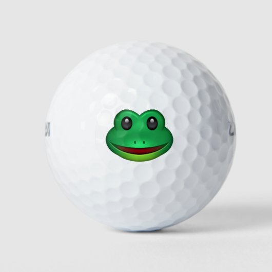 Frog - Emoji Golfball (Vorderseite)