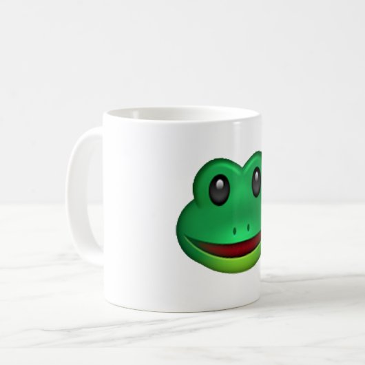 Frog - Emoji Kaffeetasse (Vorderseite Links)