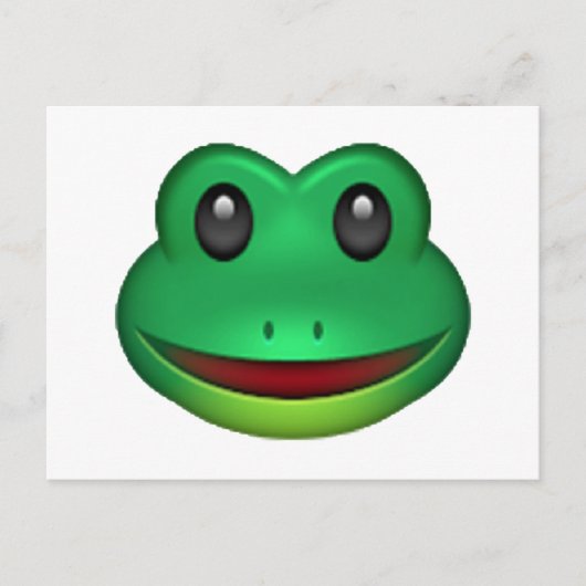Frog - Emoji Postkarte (Vorderseite)