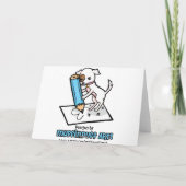 Frog erscheint beim ersten Mal online verabredend Karte (Rückseite)