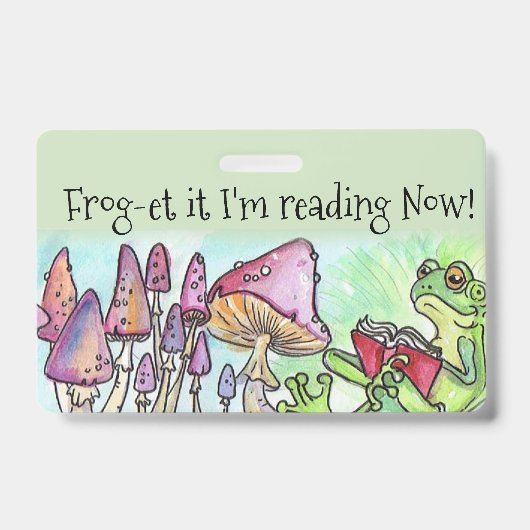Frog-et! Storybook Reading Frog Ausweis (Front)