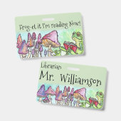 Frog-et! Storybook Reading Frog Ausweis (Front & Back)