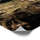 Frog Face Poster (Ecke)