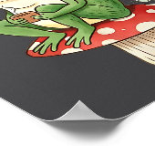 Frog Fartin Silly Just I Sometimes Poster (Ecke)