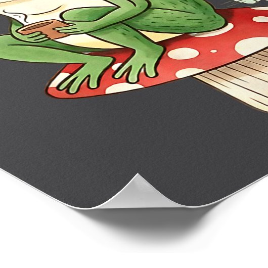 Frog Fartin Silly Just I Sometimes Poster (Ecke)