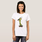 Frog Figurine Golfer T-Shirt (Vorne ganz)