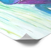 Frog Fine Art PopArt  Poster (Ecke)