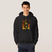 Frog Fireman on Firefighter Frog Hoodie (Vorne ganz)