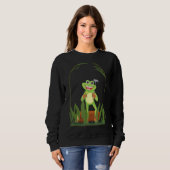 Frog Forestcore-Hütte Sweatshirt (Vorne ganz)