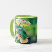 Frog Friends Blume Regen Name Kaffee Tasse (Vorderseite Links)