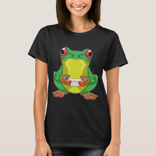 Frog Gamer Controller T-Shirt (Vorderseite)