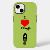 Frog Girl iPhone Case (Rückseite)