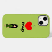 Frog Girl iPhone Case (Rückseite (Horizontal))
