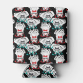 Frog Glasses Pattern Dosenkühler (Rückseite)