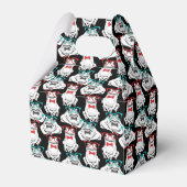 Frog Glasses Pattern Geschenkschachtel (Rückseite)