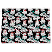 Frog Glasses Pattern Große Geschenktüte (Vorderseite)