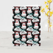 Frog Glasses Pattern Karte (Gelbe Blume)