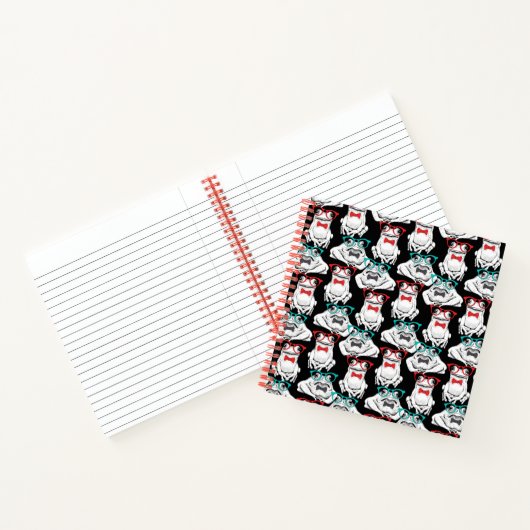 Frog Glasses Pattern Notizblock (Innenseite)
