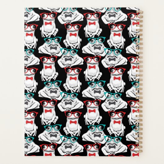 Frog Glasses Pattern Planer (Rückseite)