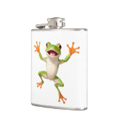 Frog glücklich spielerischer Spaß springen in der Flachmann (Links)