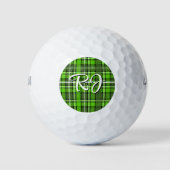 Frog Green Kariert - Viele Schattierungen von Gree Golfball (Vorderseite)