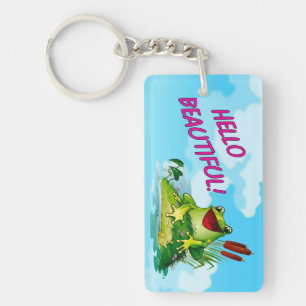 Frog, hallo schön schlüsselanhänger